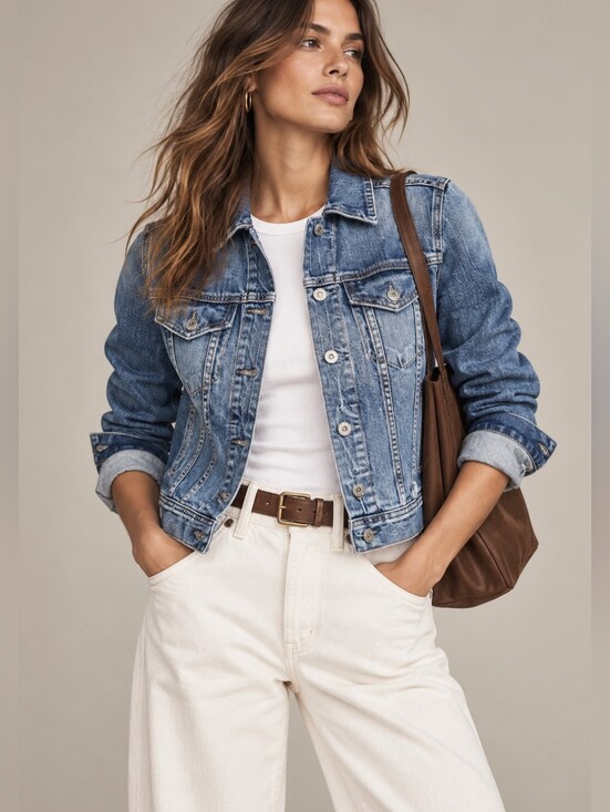 Ag Adriano Goldschmied Jackets & Blazers - AG Adriano Goldschmied Distressed Denim Jean Jacket Medium